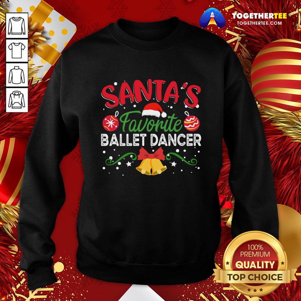 Original Santa’s Favorite Ballet Dancer Christmas Shirt