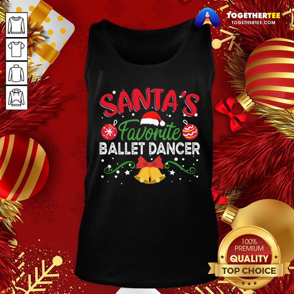Original Santa’s Favorite Ballet Dancer Christmas Shirt