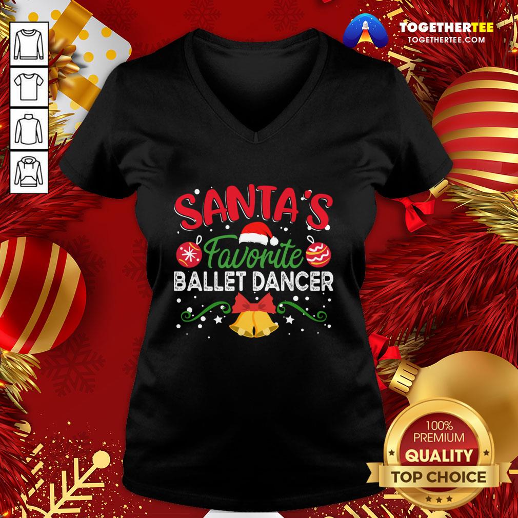 Original Santa’s Favorite Ballet Dancer Christmas Shirt
