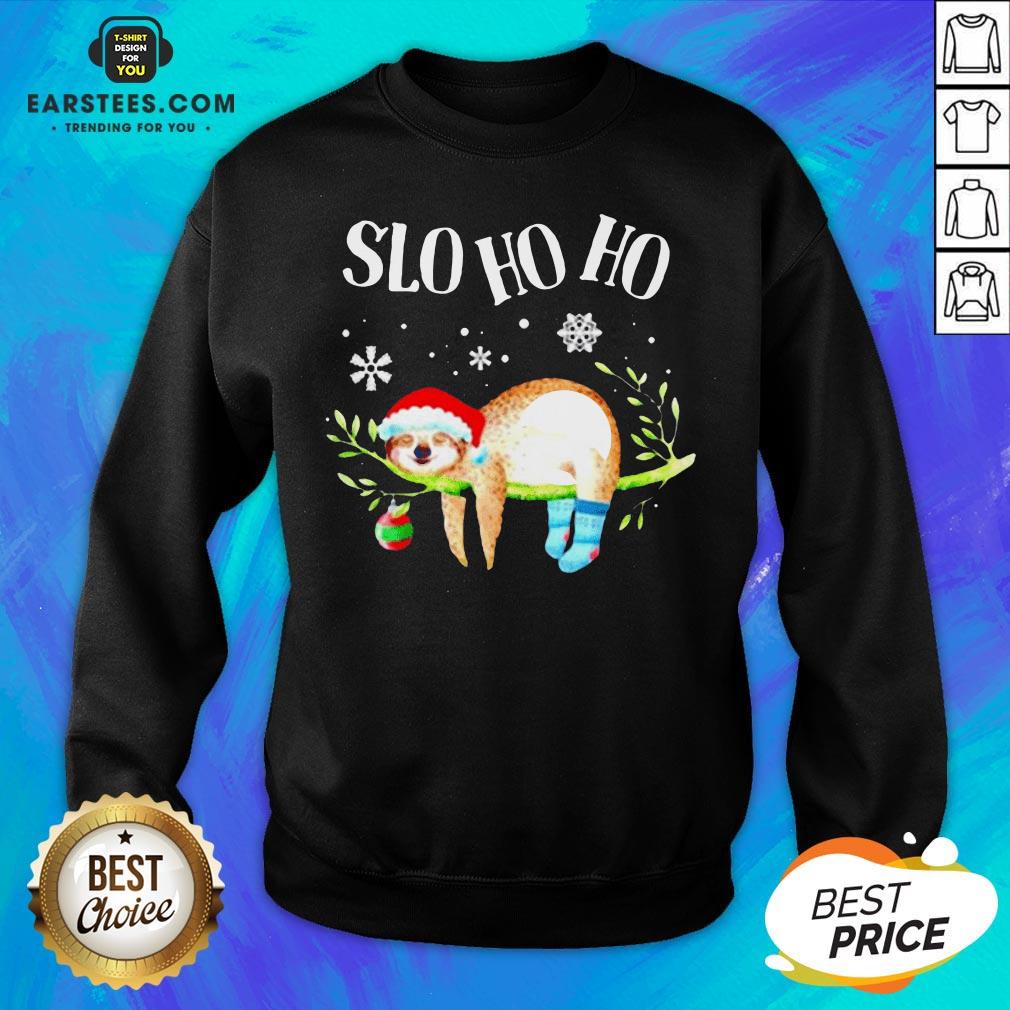 Original Sloth Slo Ho Ho Christmas 2020 T-Shirt