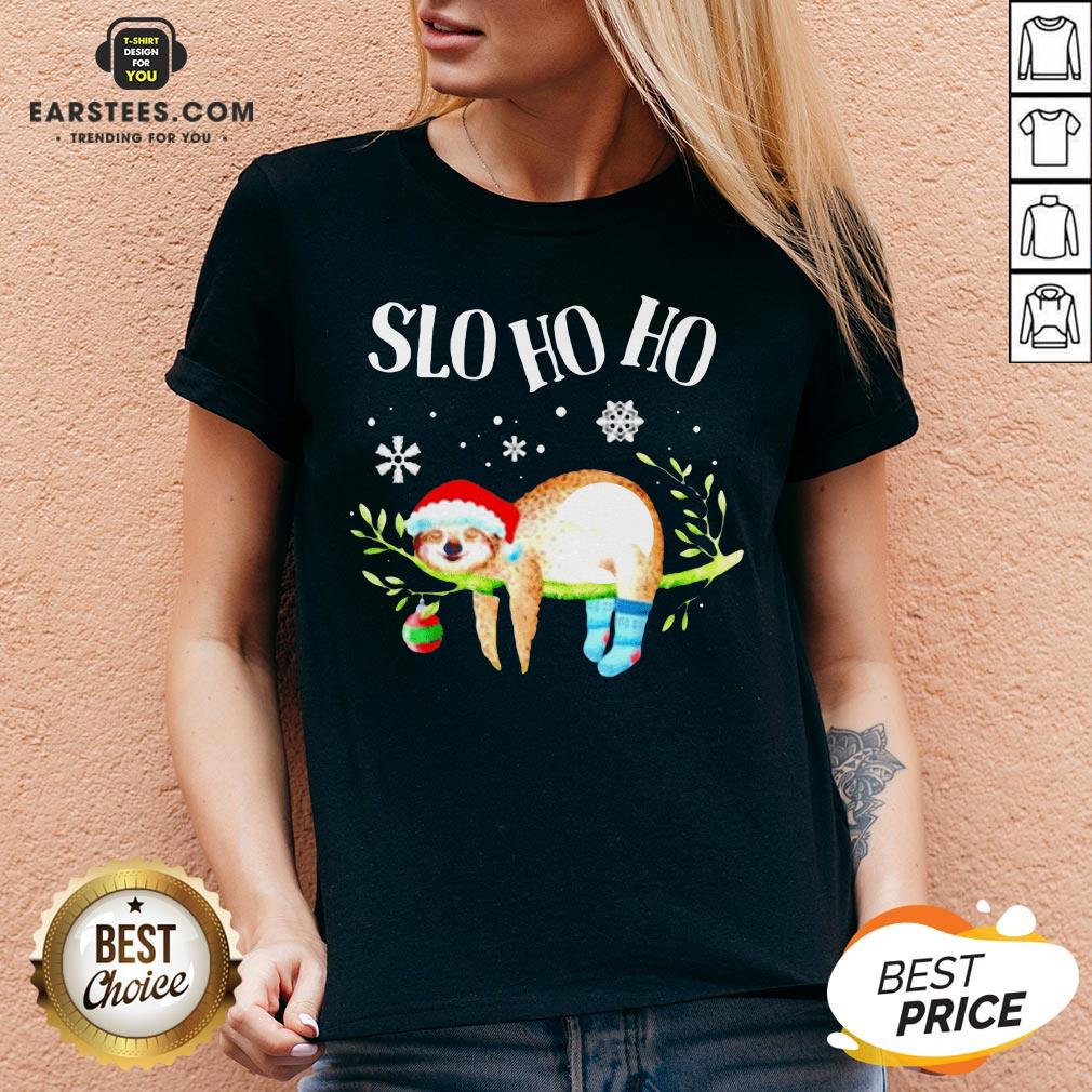 Original Sloth Slo Ho Ho Christmas 2020 T-Shirt