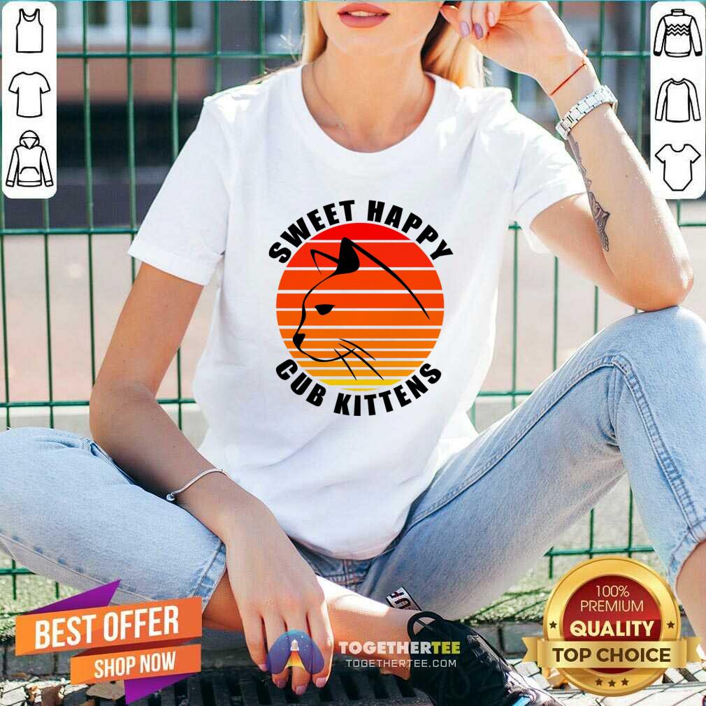 Original Sweet Happy Cub Kittens T-Shirt