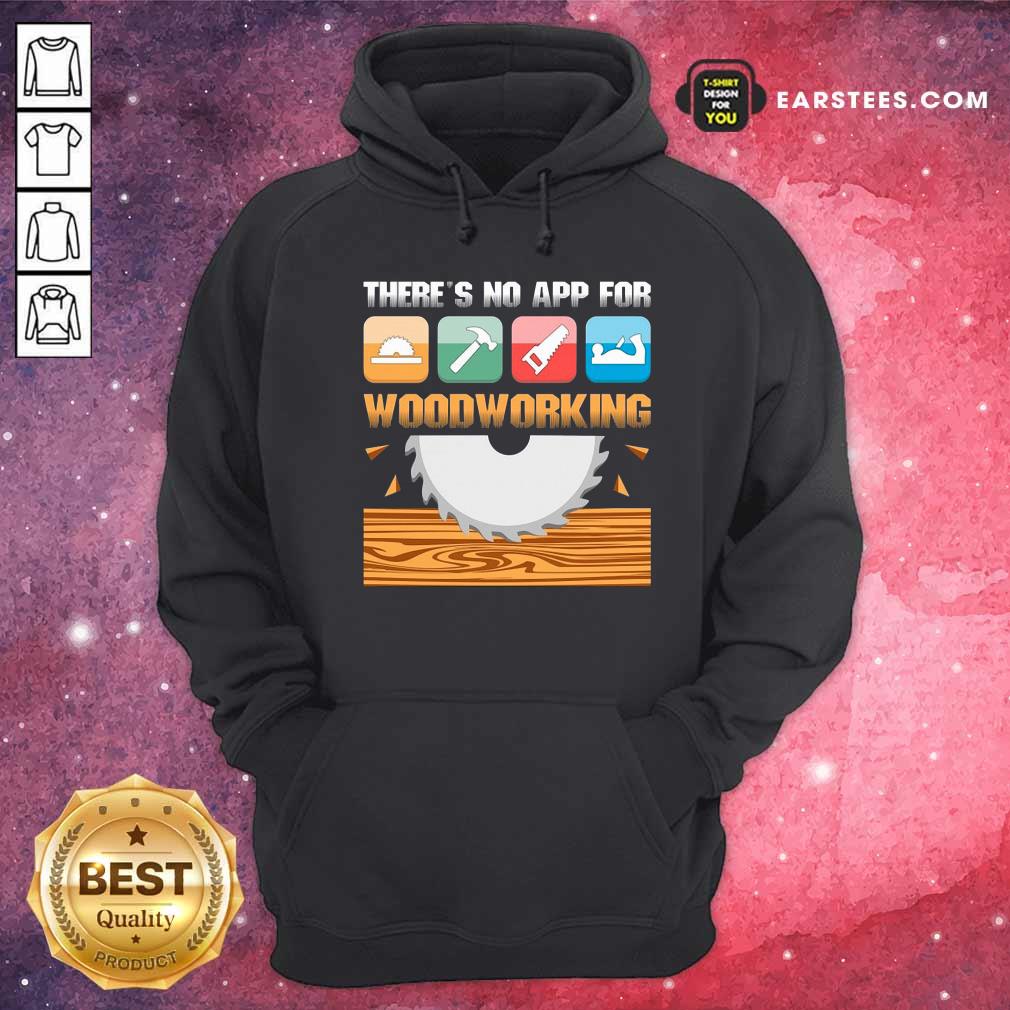 Original There’s No App For Woodworking Shirt