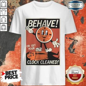 Behave Clock Cleaned TVA Loki Miss Minutes Shirt