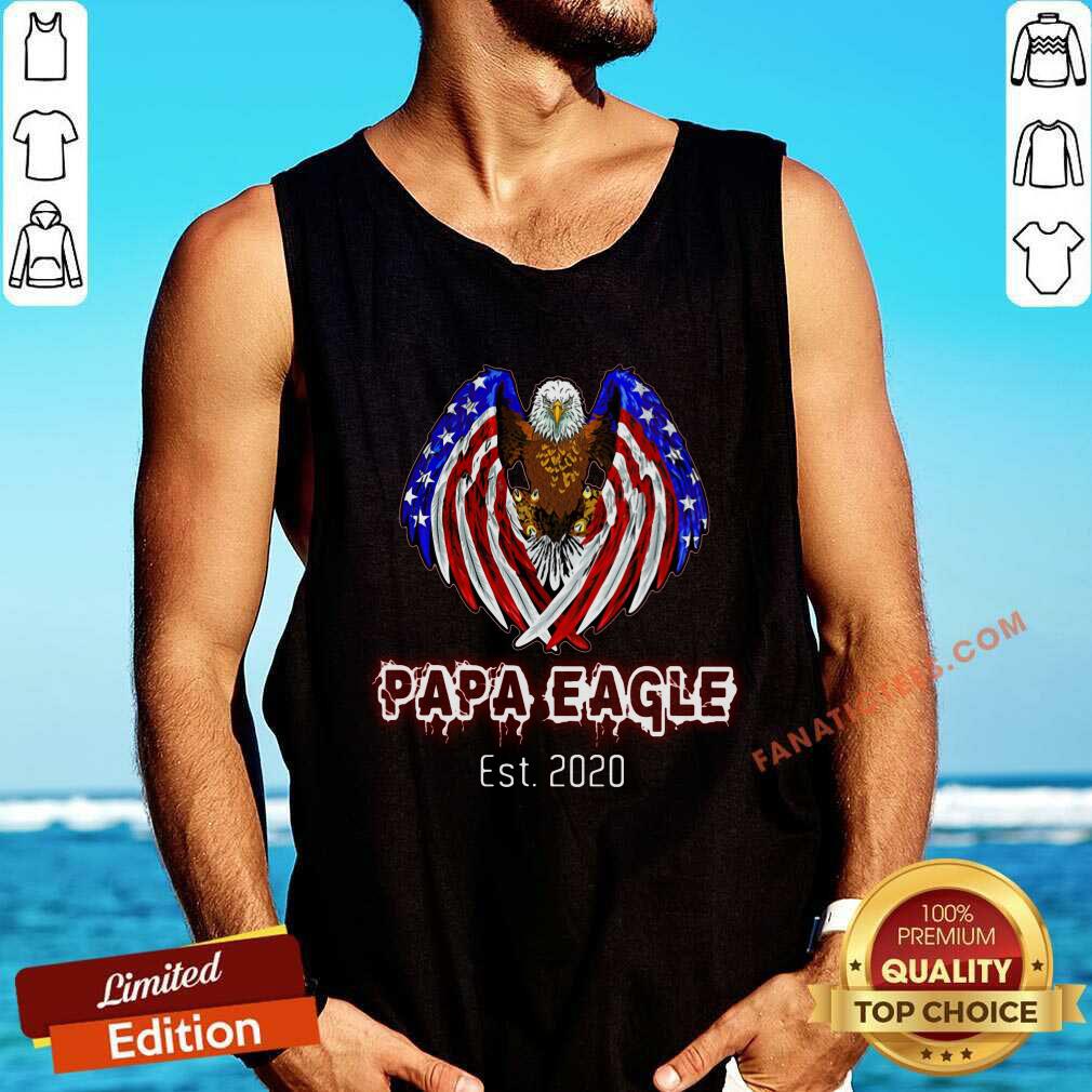PaPa Eagle Est. 2020 American Flag Shirt