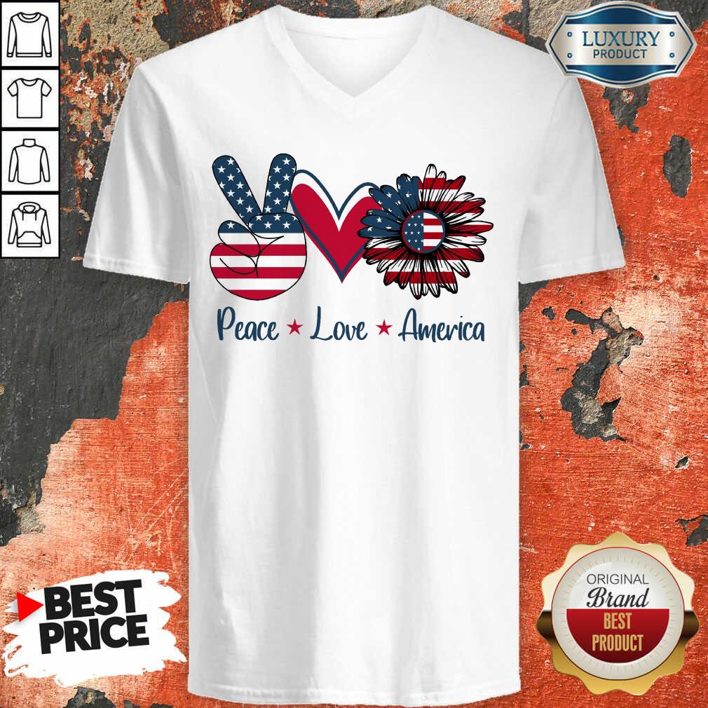 Peace Love America Shirt