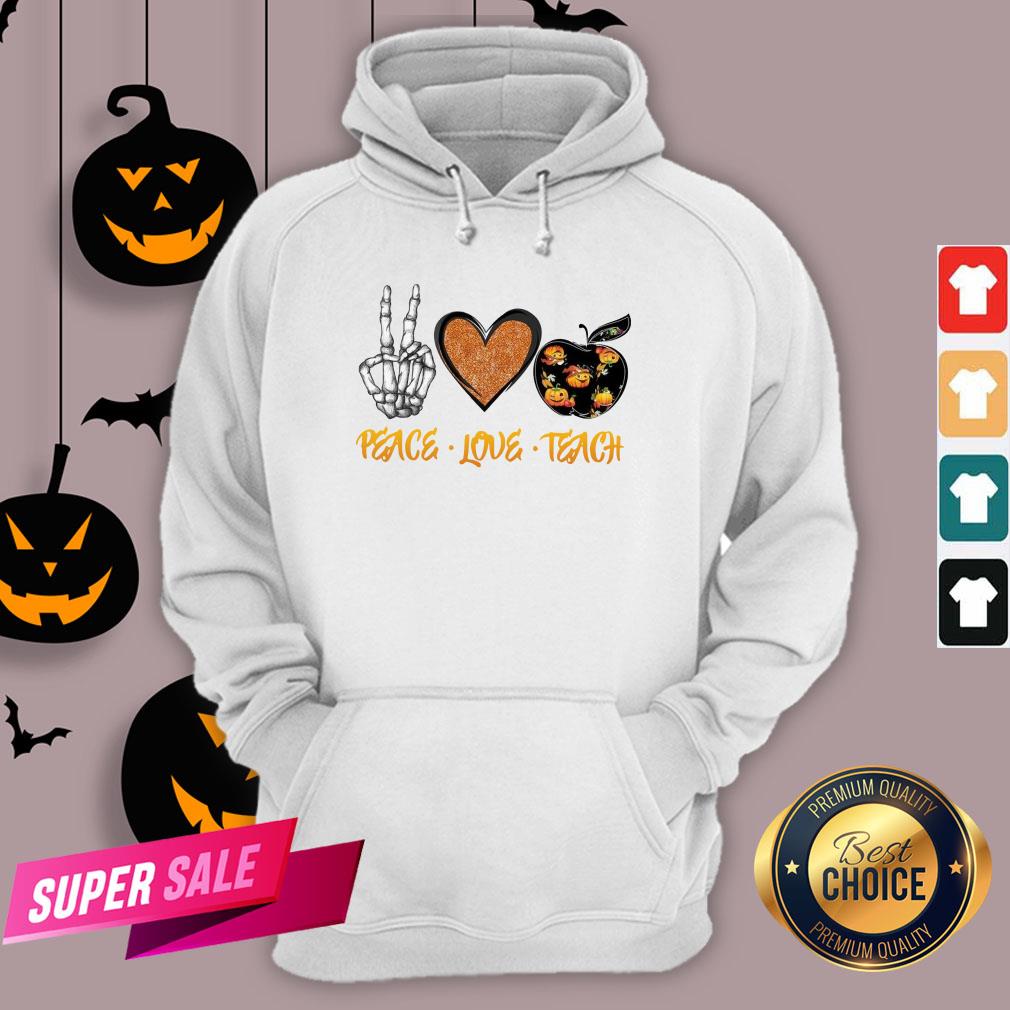 Peace Love Teach Halloween Classic T-Shirt