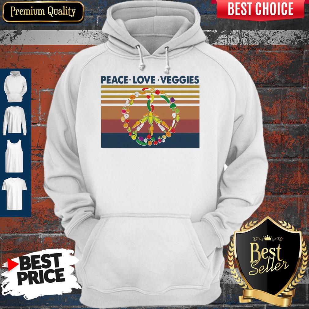 Peace Love Veggies Vintage Shirt