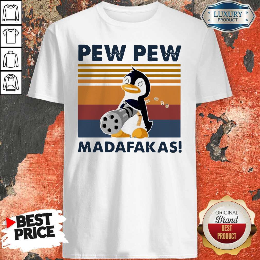 Penguin Mafia Pew Pew Madafakas Vintage Shirt