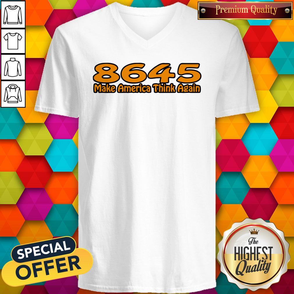 Perfect 86-45 Make America Think Again White Shirt