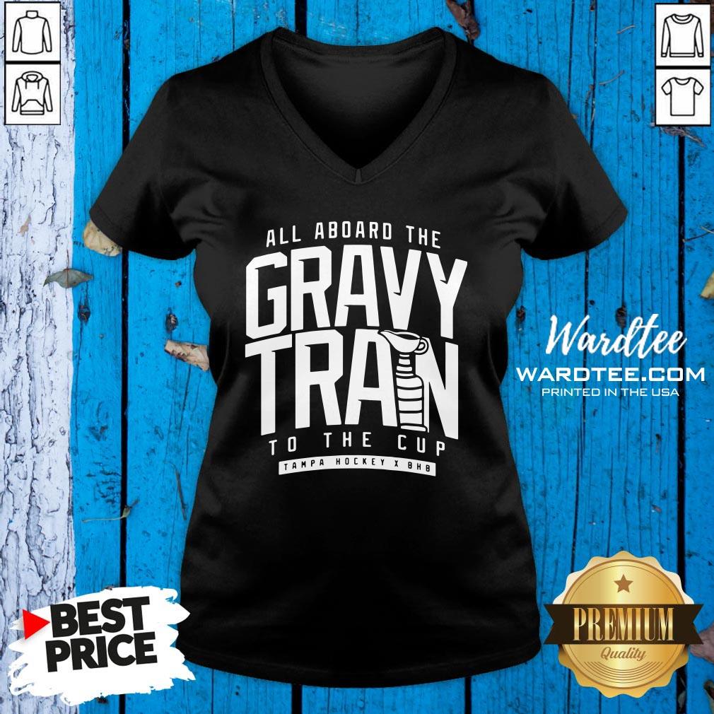 Perfect All Gravy Train To The Cup Tampa Hockey Shirt