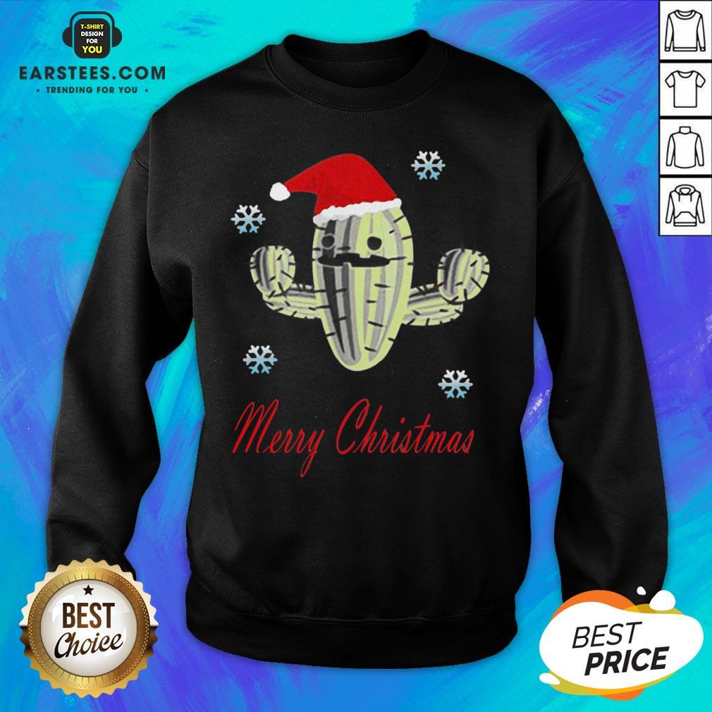 Perfect Cactus Santa Merry Christmas Succulent Plants Shirt