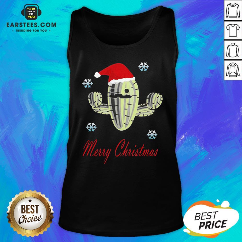 Perfect Cactus Santa Merry Christmas Succulent Plants Shirt
