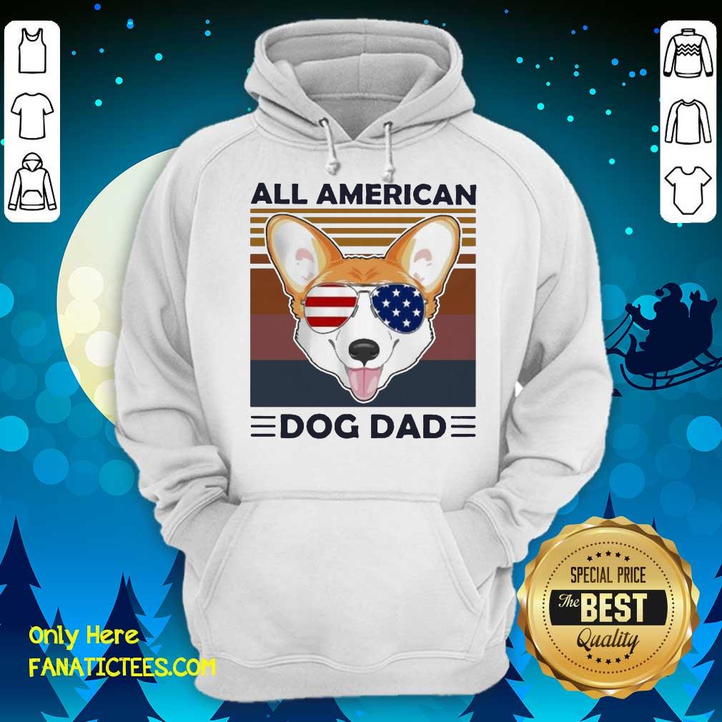 Perfect Corgi All American Dog Dad Vintage Shirt