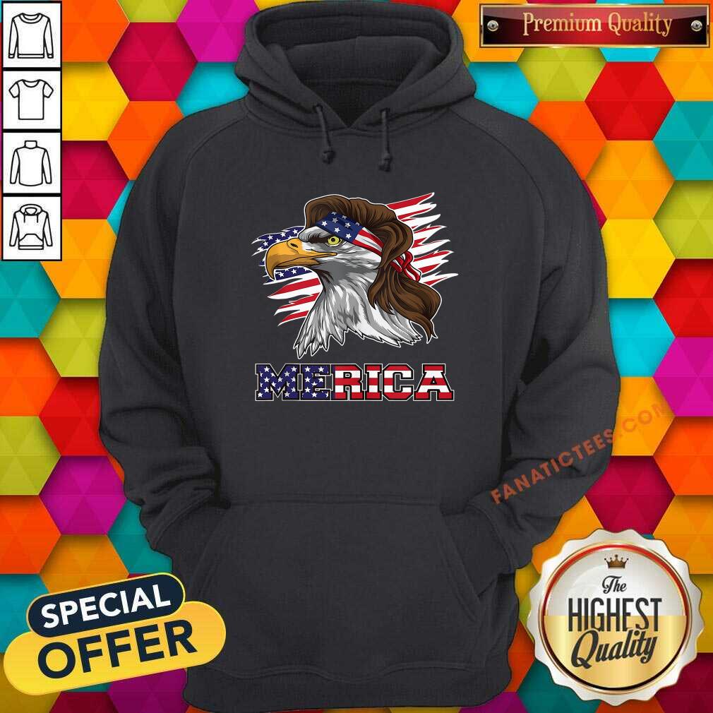 Perfect Eagle Mullet American Flag Merica 4th Of July Shirt