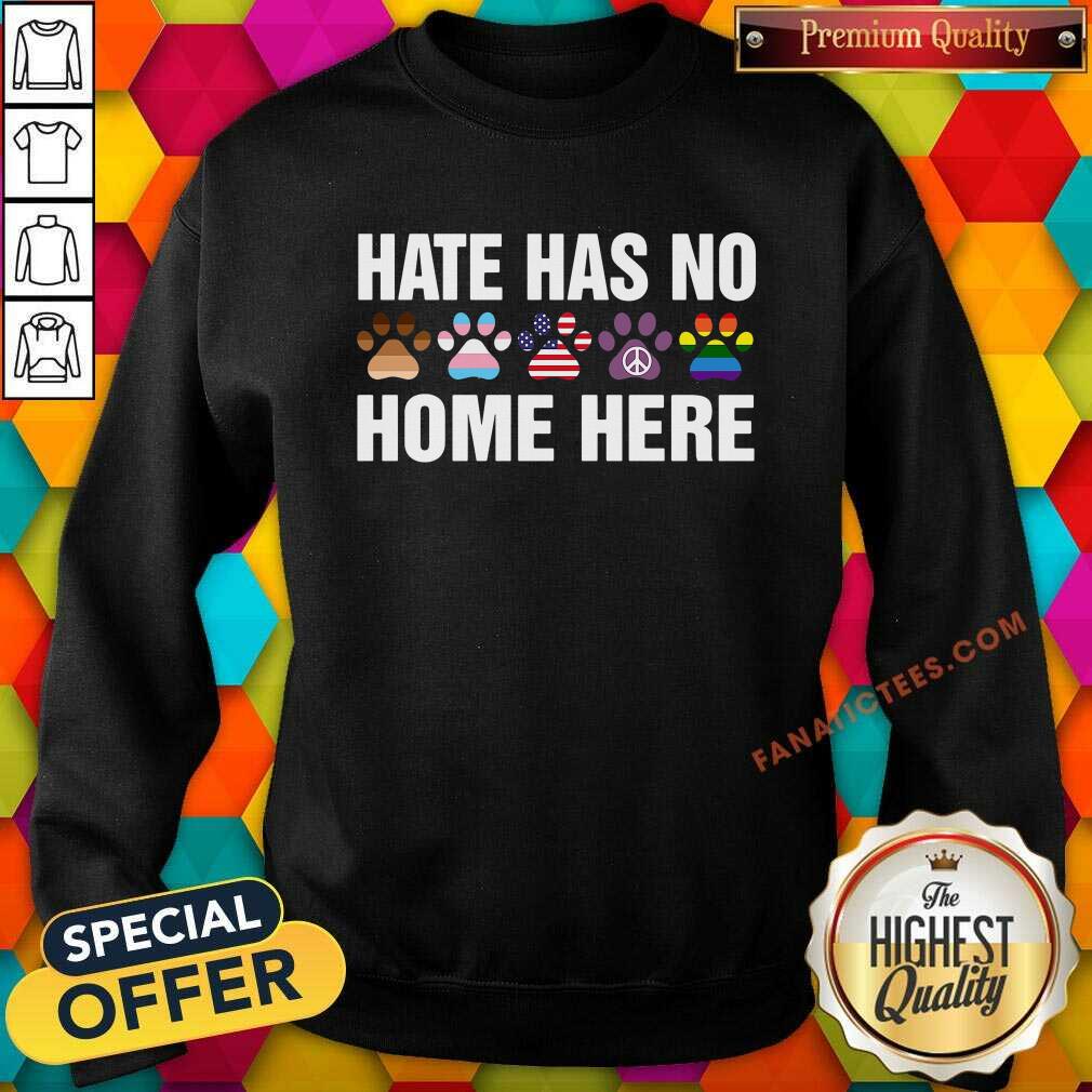 Perfect LGBT Hate Has No Home Here Dog Shirt