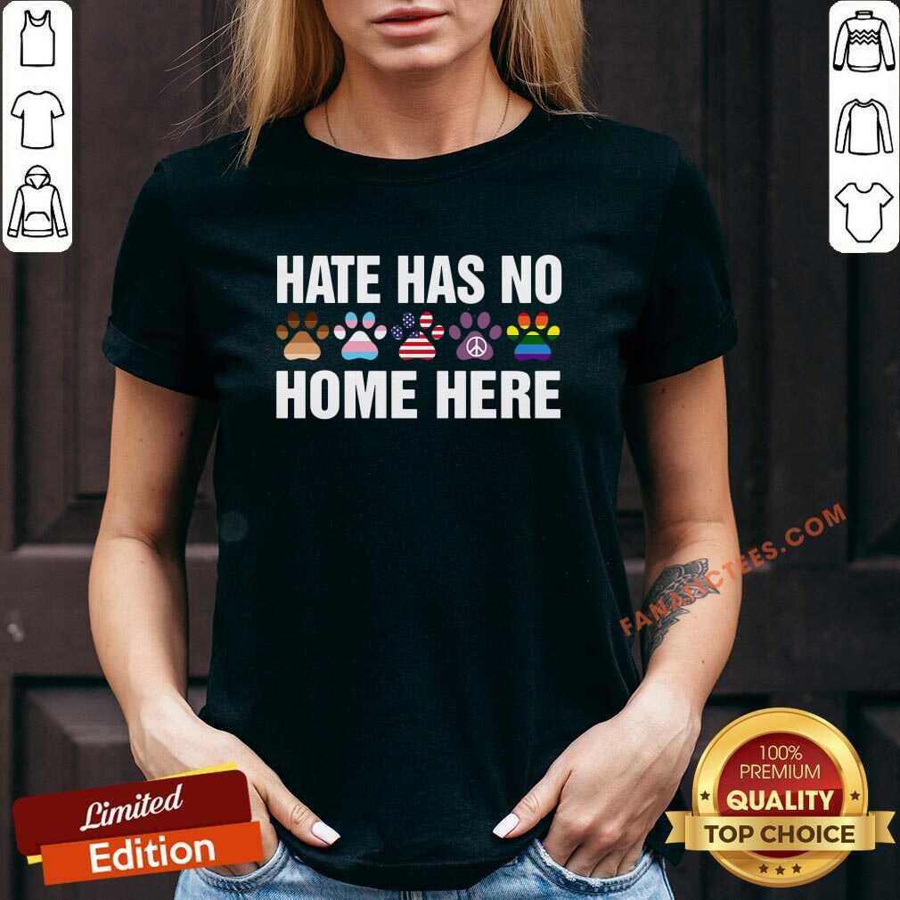 Perfect LGBT Hate Has No Home Here Dog Shirt