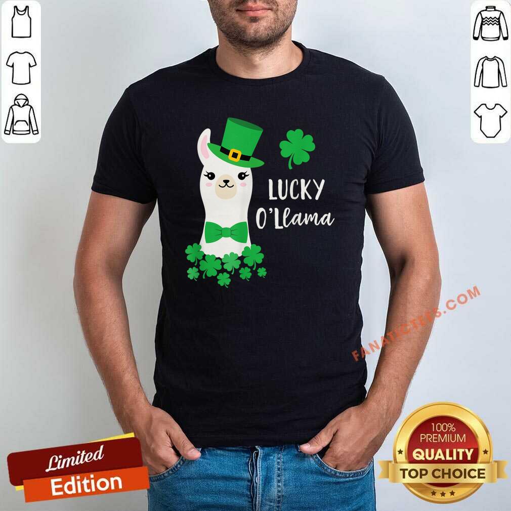 Perfect Lucky Llama Shamrock St Patrick’s Day Shirt