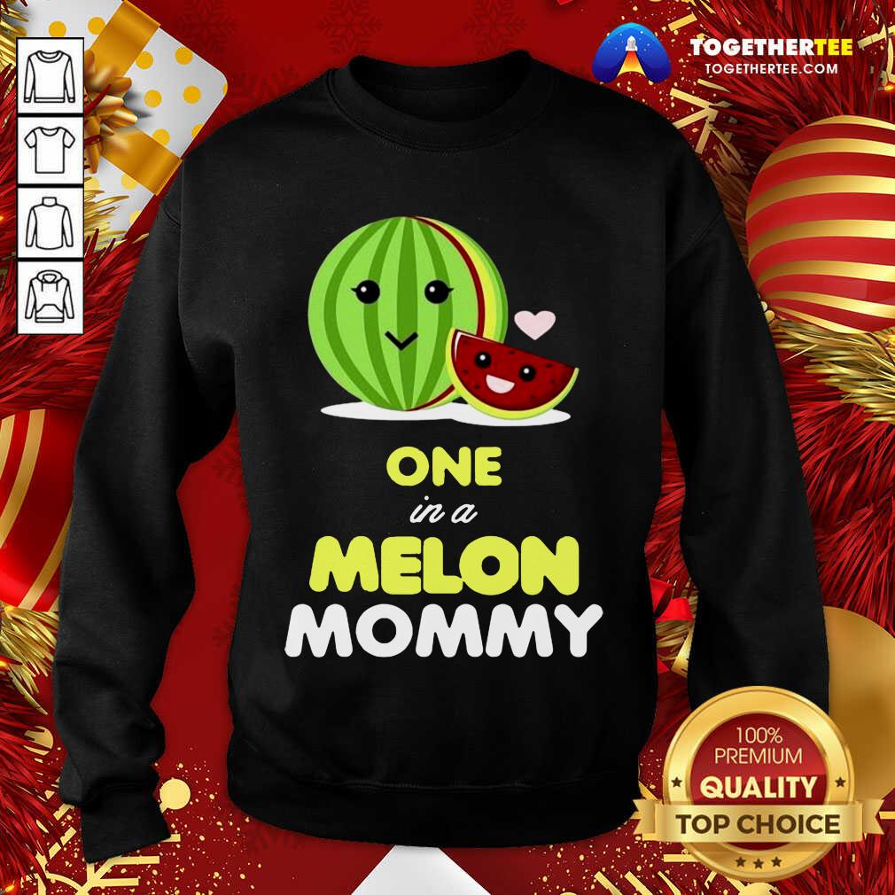 Perfect One In A Melon Mommy Funny Fruit Watermelon Mom Shirt