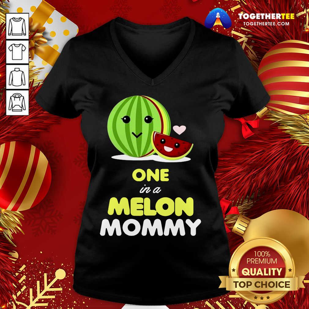Perfect One In A Melon Mommy Funny Fruit Watermelon Mom Shirt