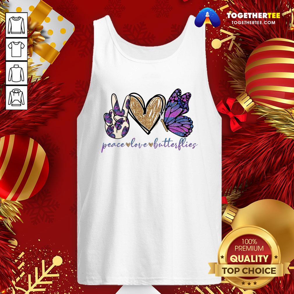 Perfect Peace Love Butterflies Shirt