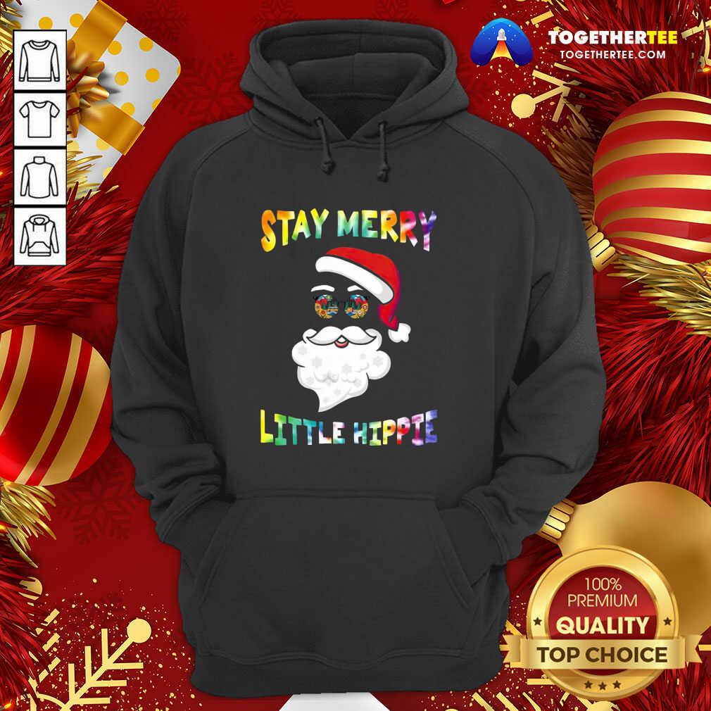 Perfect Santa Claus Stay Merry Little Hippie Shirt