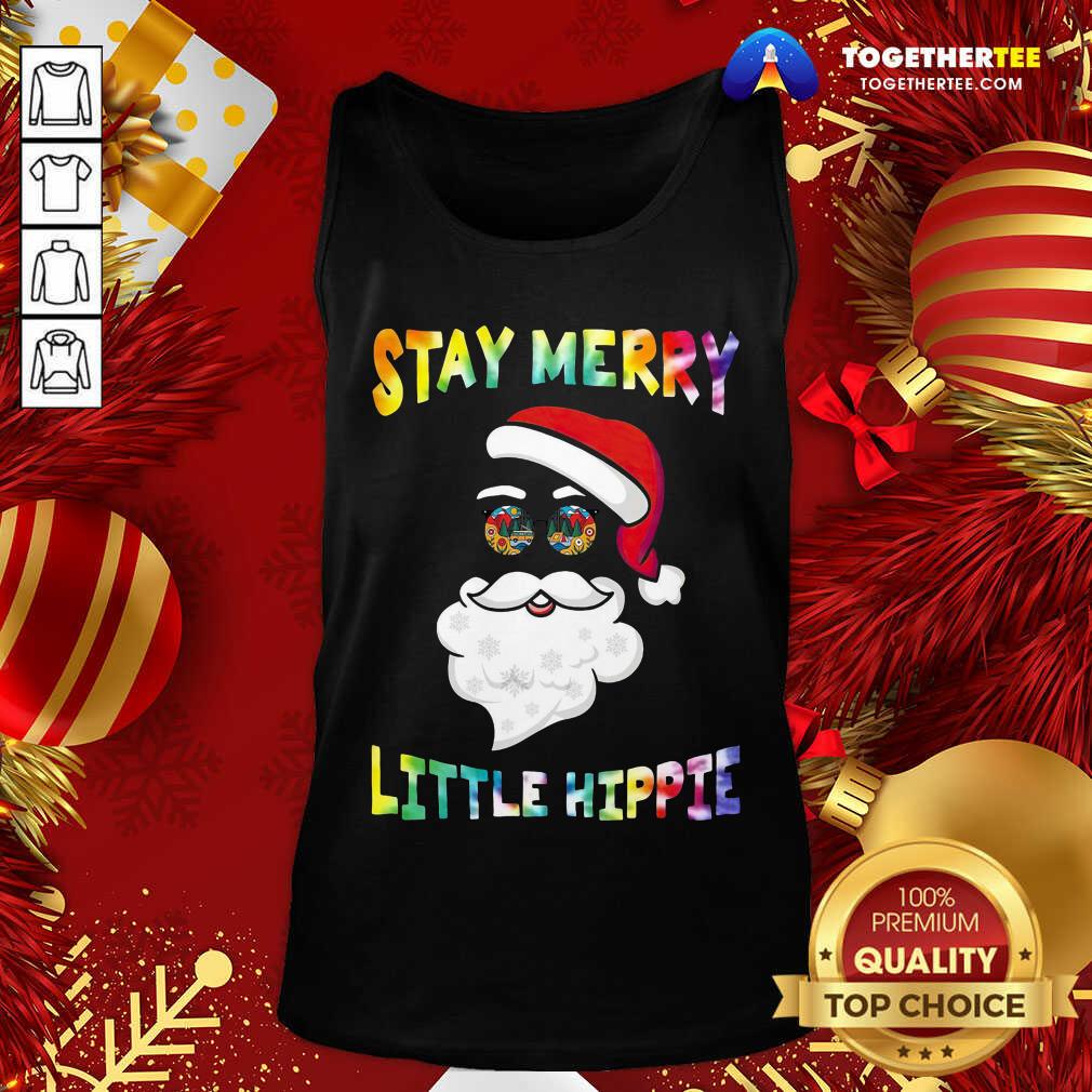 Perfect Santa Claus Stay Merry Little Hippie Shirt