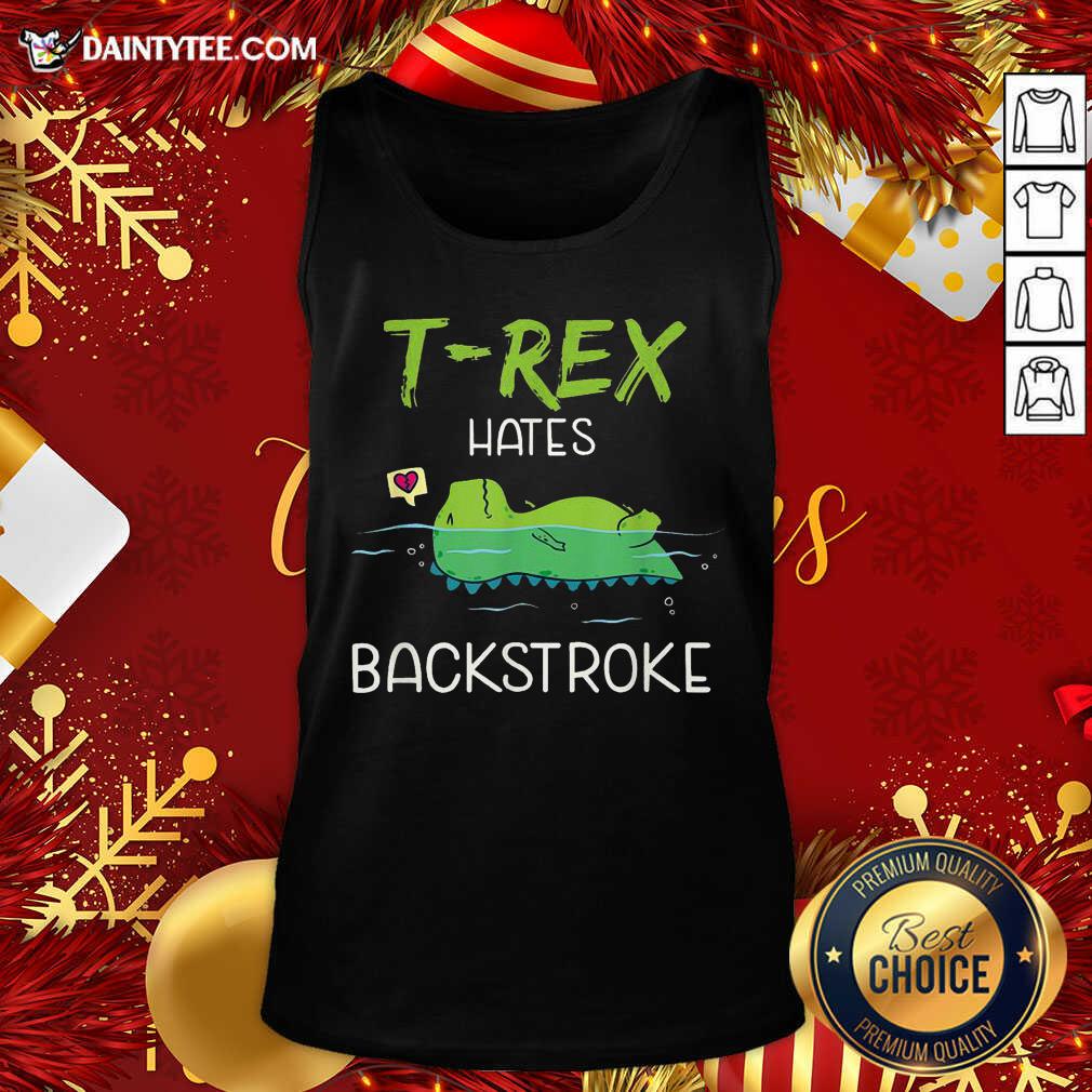 Perfect Swimming T-Rex Hates Backstroke Shirt