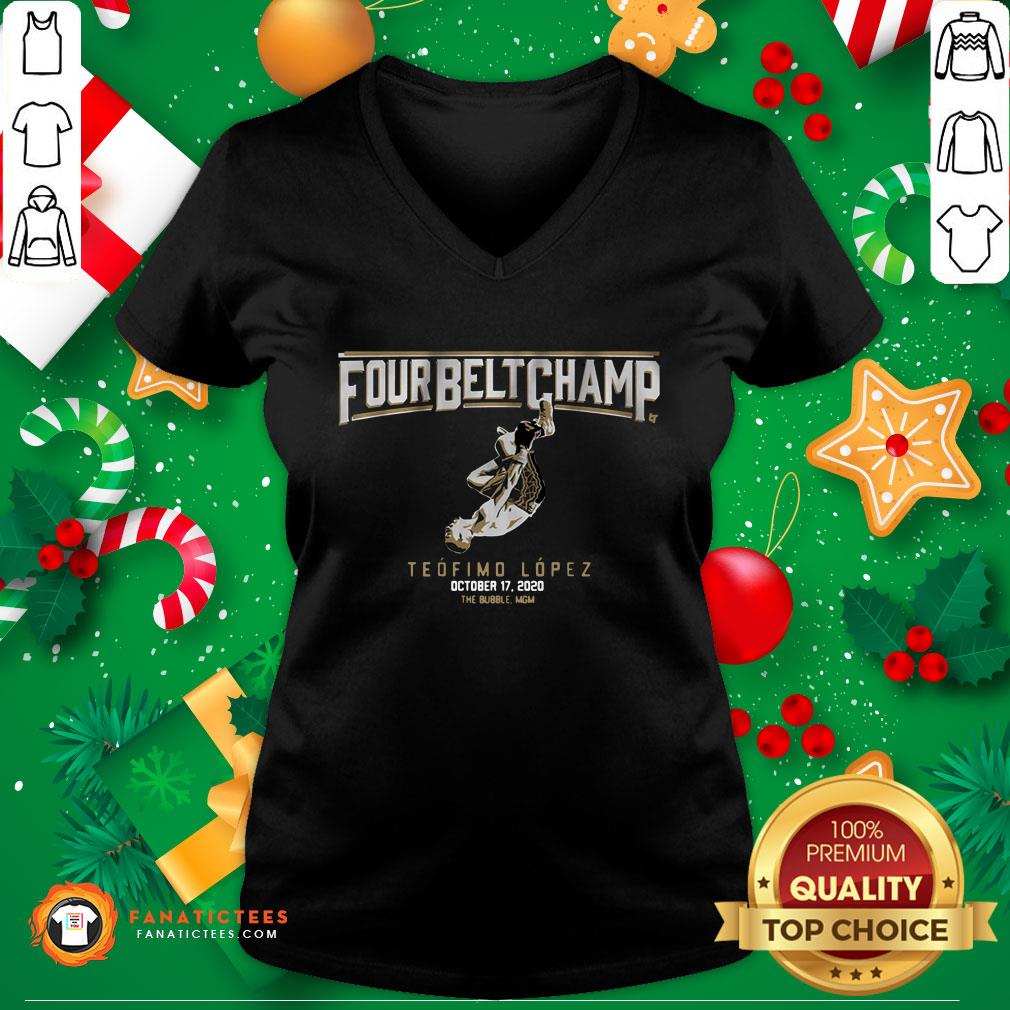 Perfect Teofimo Lopez The Four-Belt Champ Shirt