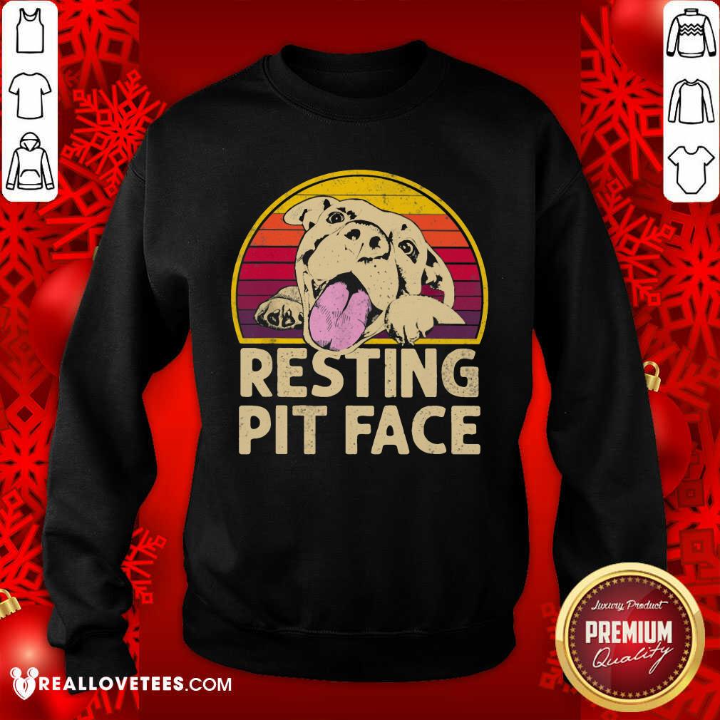 Pitbull Resting Pit Face Shirt