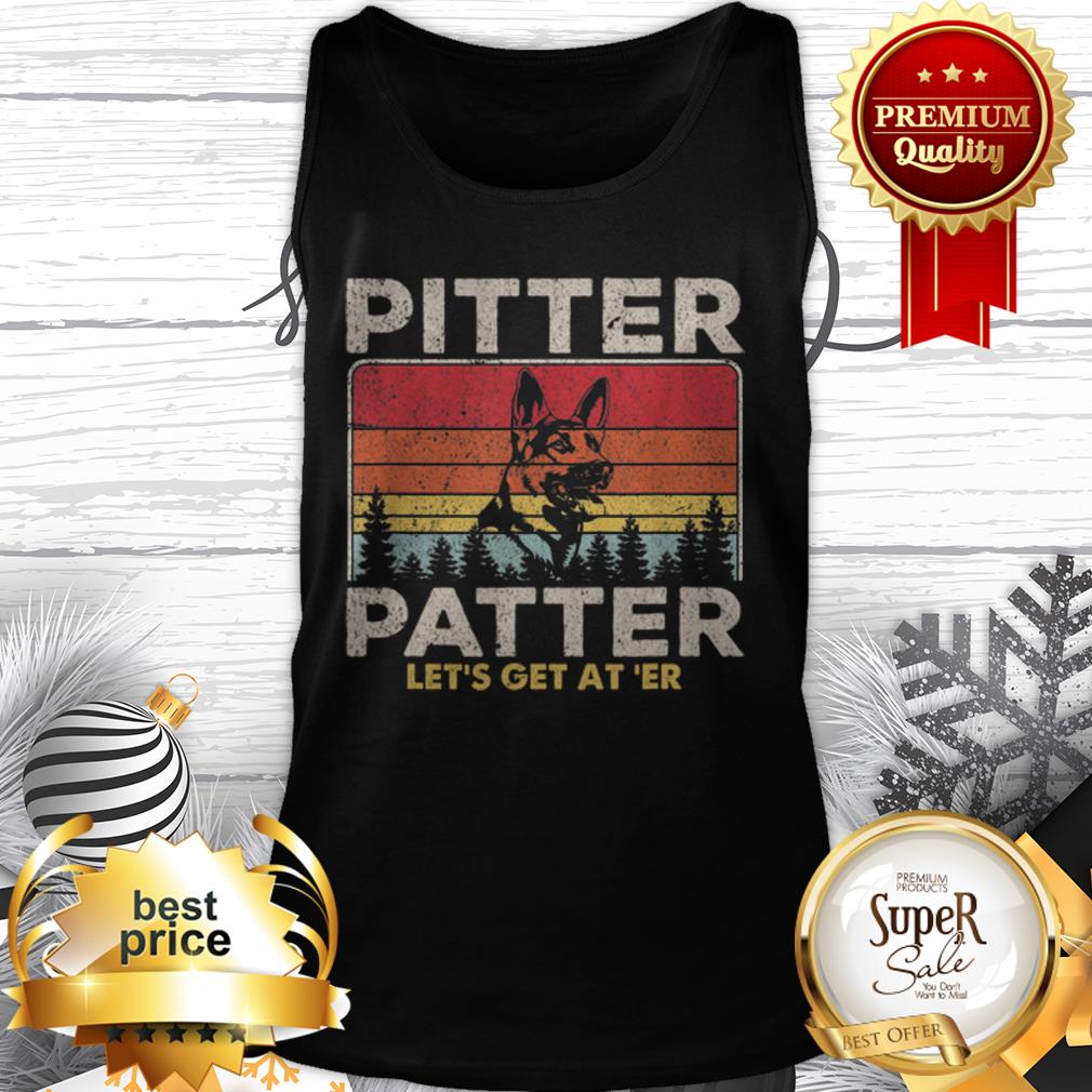 Pitter Patter Let's Get At 'Er German Shepherd Vintage Shirt