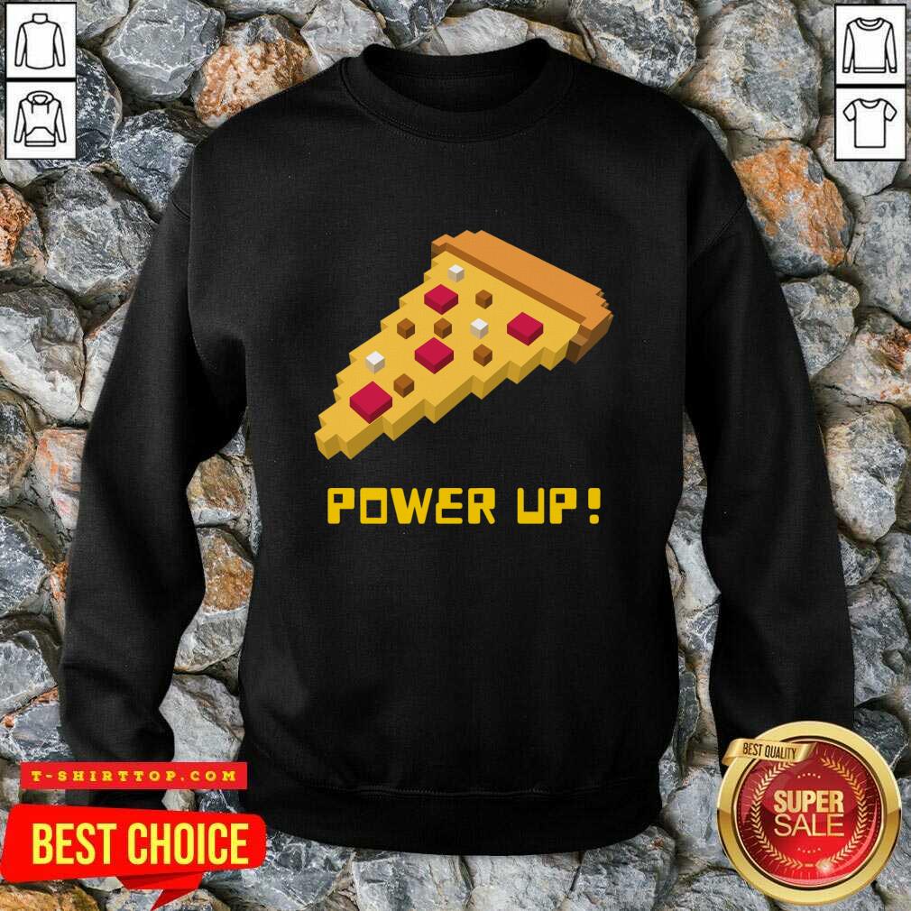 Pizza Power Up 8 Bit Shirt