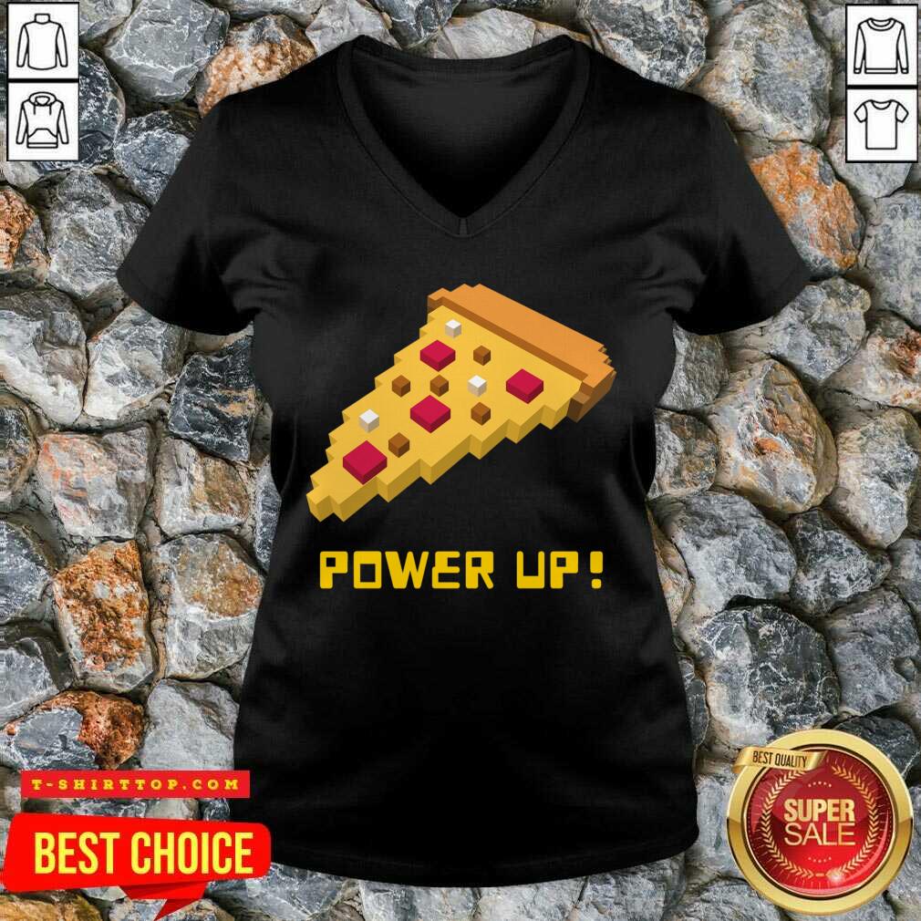 Pizza Power Up 8 Bit Shirt