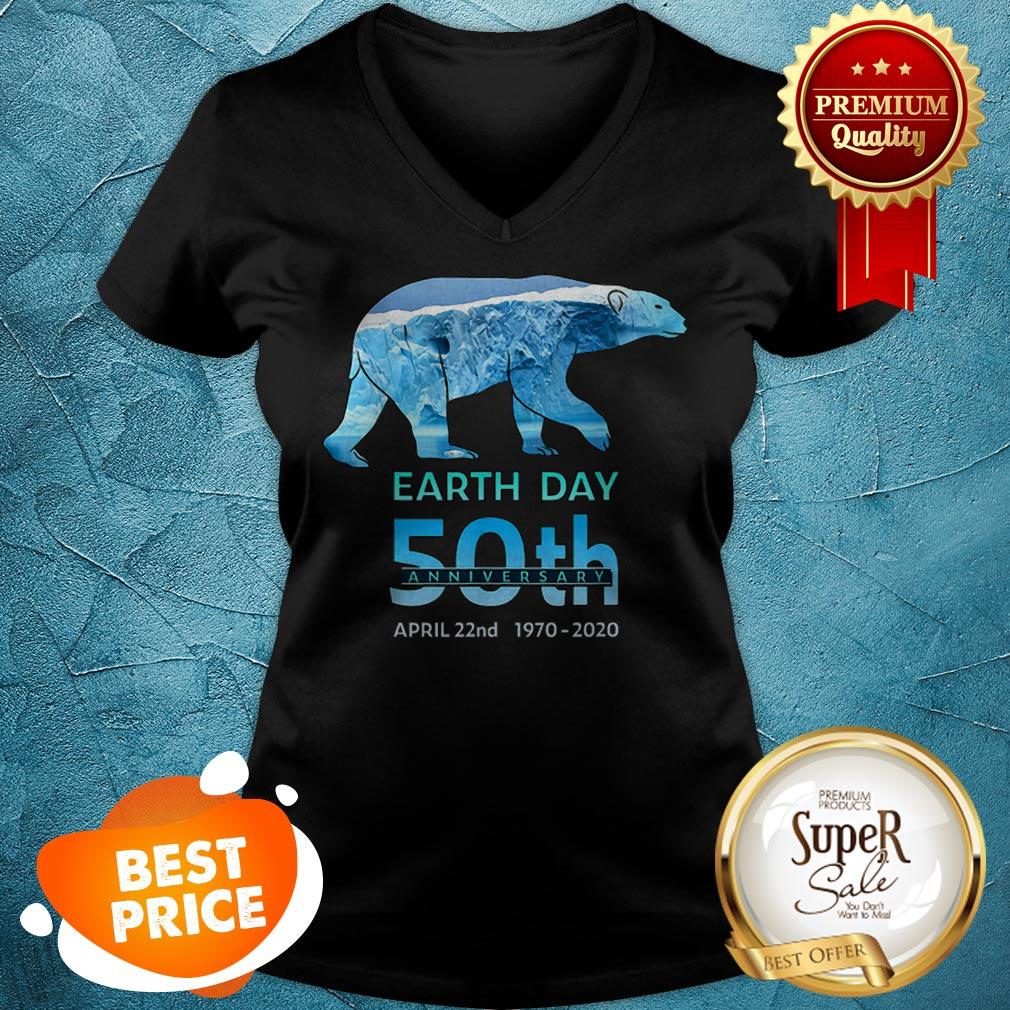 Polar Bear Earth Day 50th Anniversary April 22nd 1970-2020 Shirt