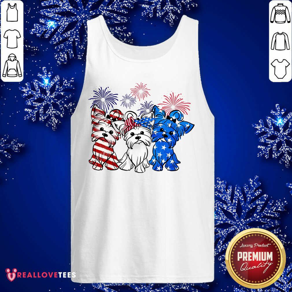 Pomeranian Dog USA Flag 4th Of July Shirt