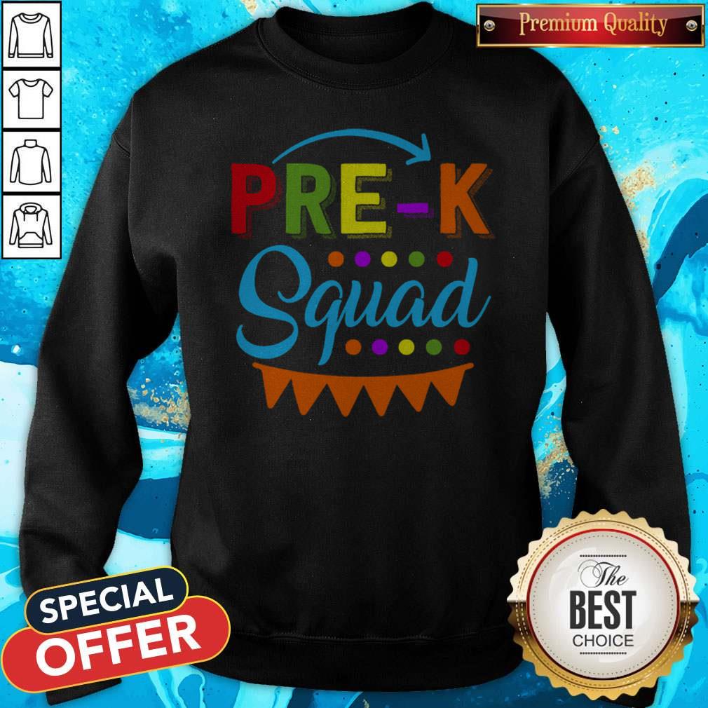 Pre-K Squad Preschool Teacher Back To School Gift Shirt