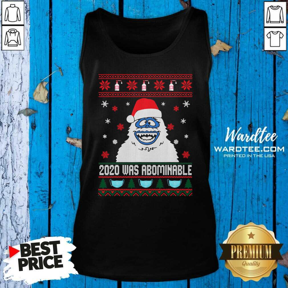 Premium 2020 Was Abominable Ugly Merry Christmas Shirt