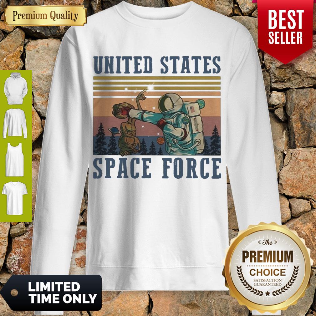 Premium Alien United States Space Force Vintage Shirt