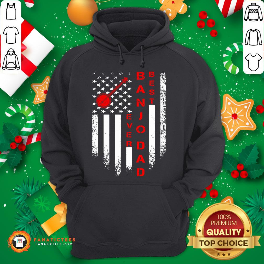 Premium American Flag Best Banjo Dad Ever Musician Shirt