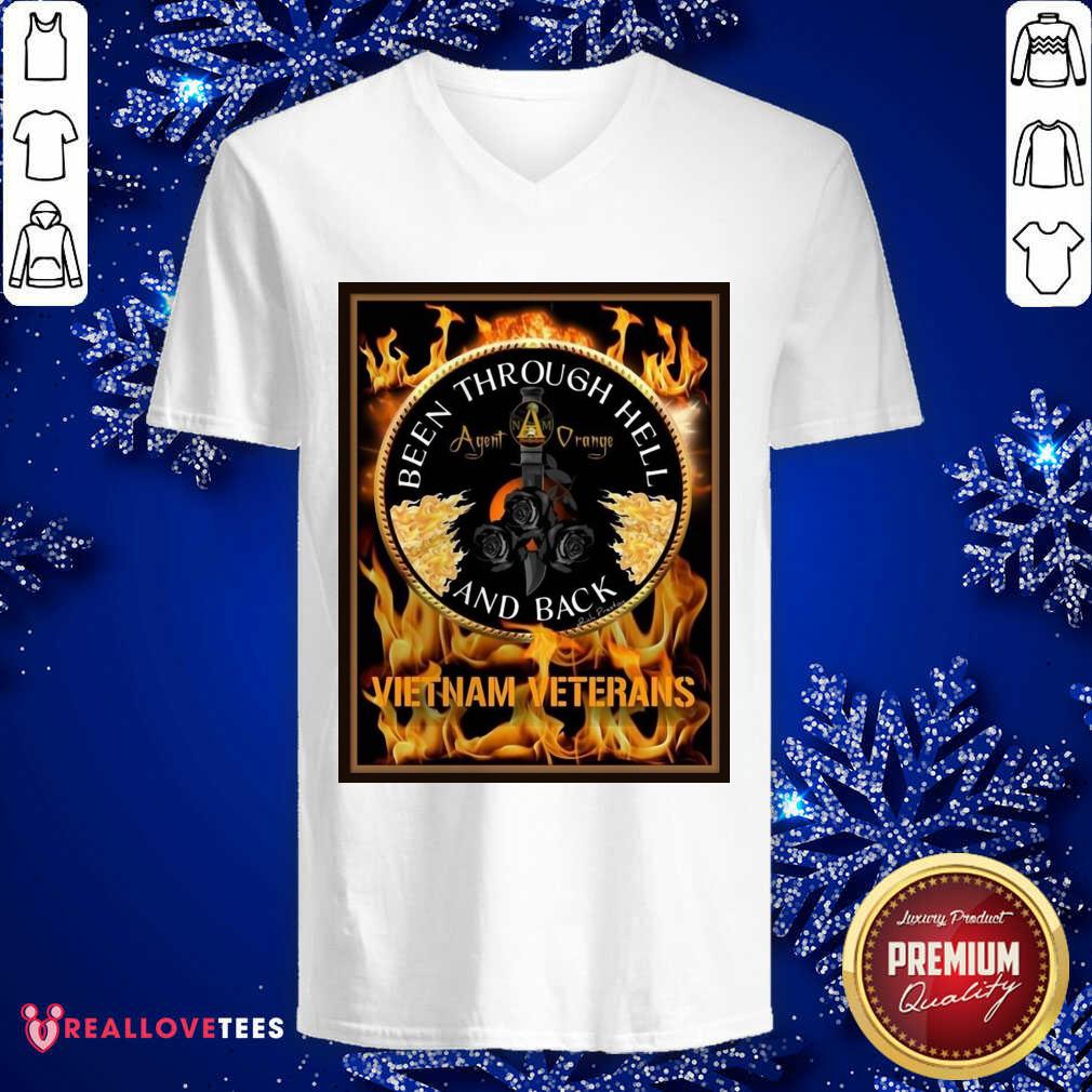 Premium Been Through Hell Agent Orange And Back Vietnam Veterans Shirt