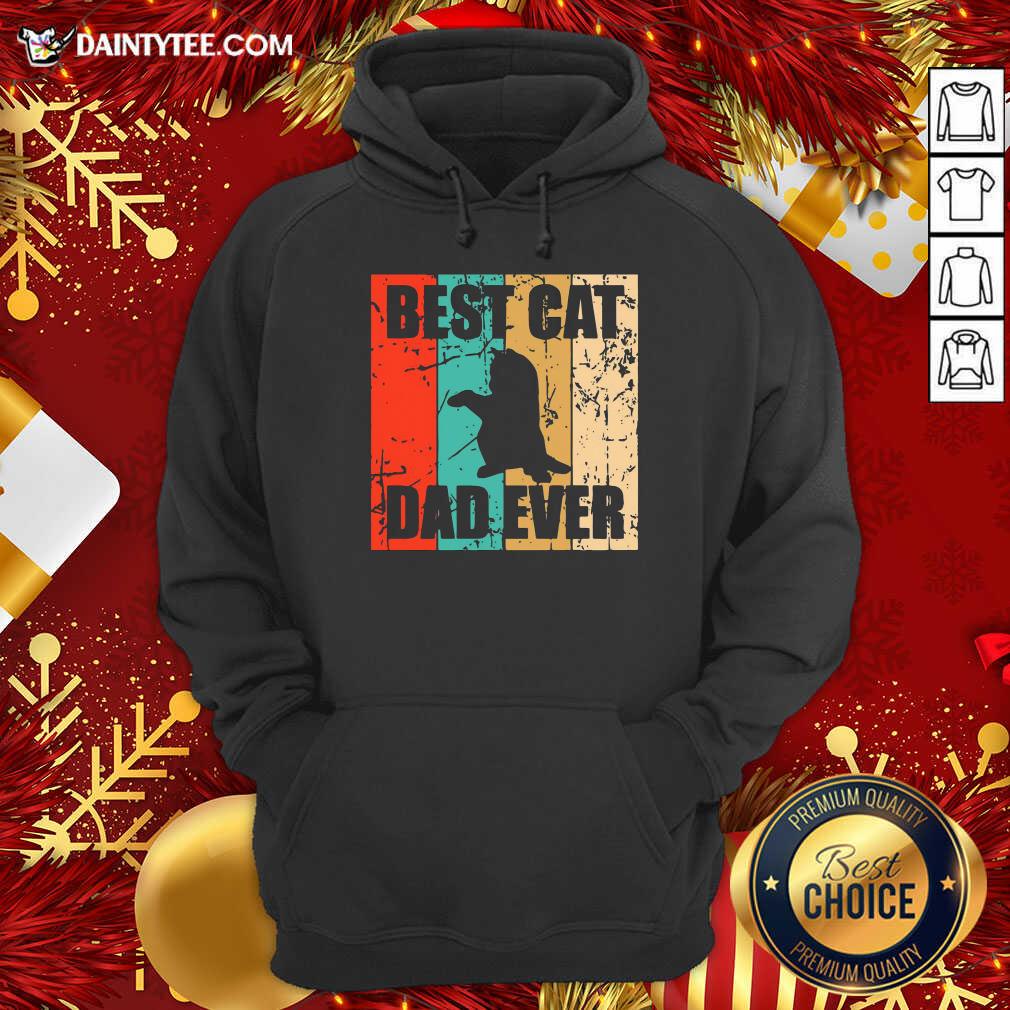 Premium Best Cat Dad Ever Vintage Shirt