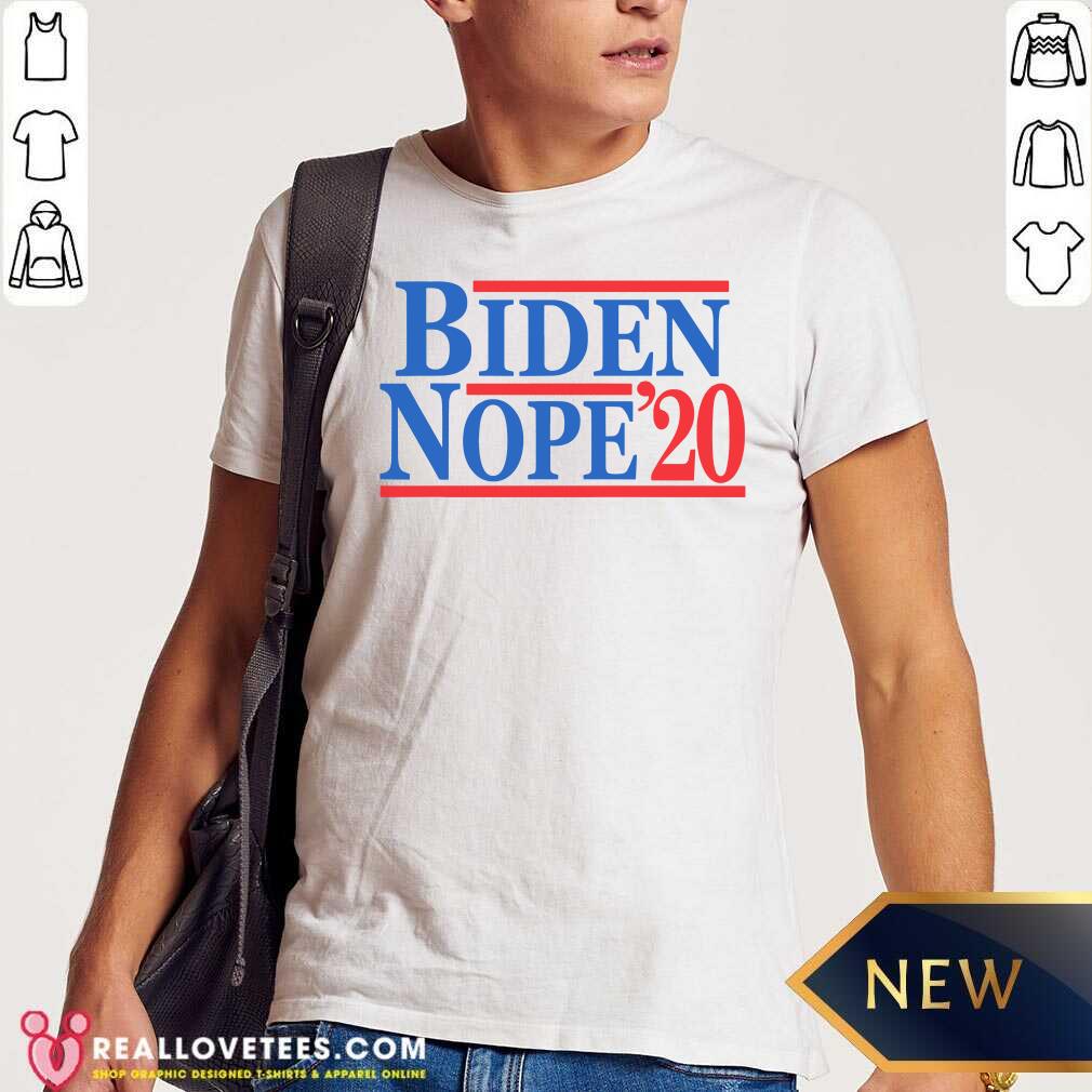 Premium Biden Nope 2020 President Election Shirt