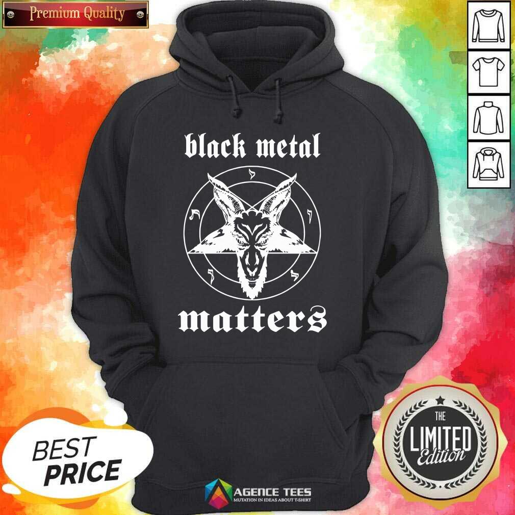 Premium Black Metal Matters Fox Star Shirt