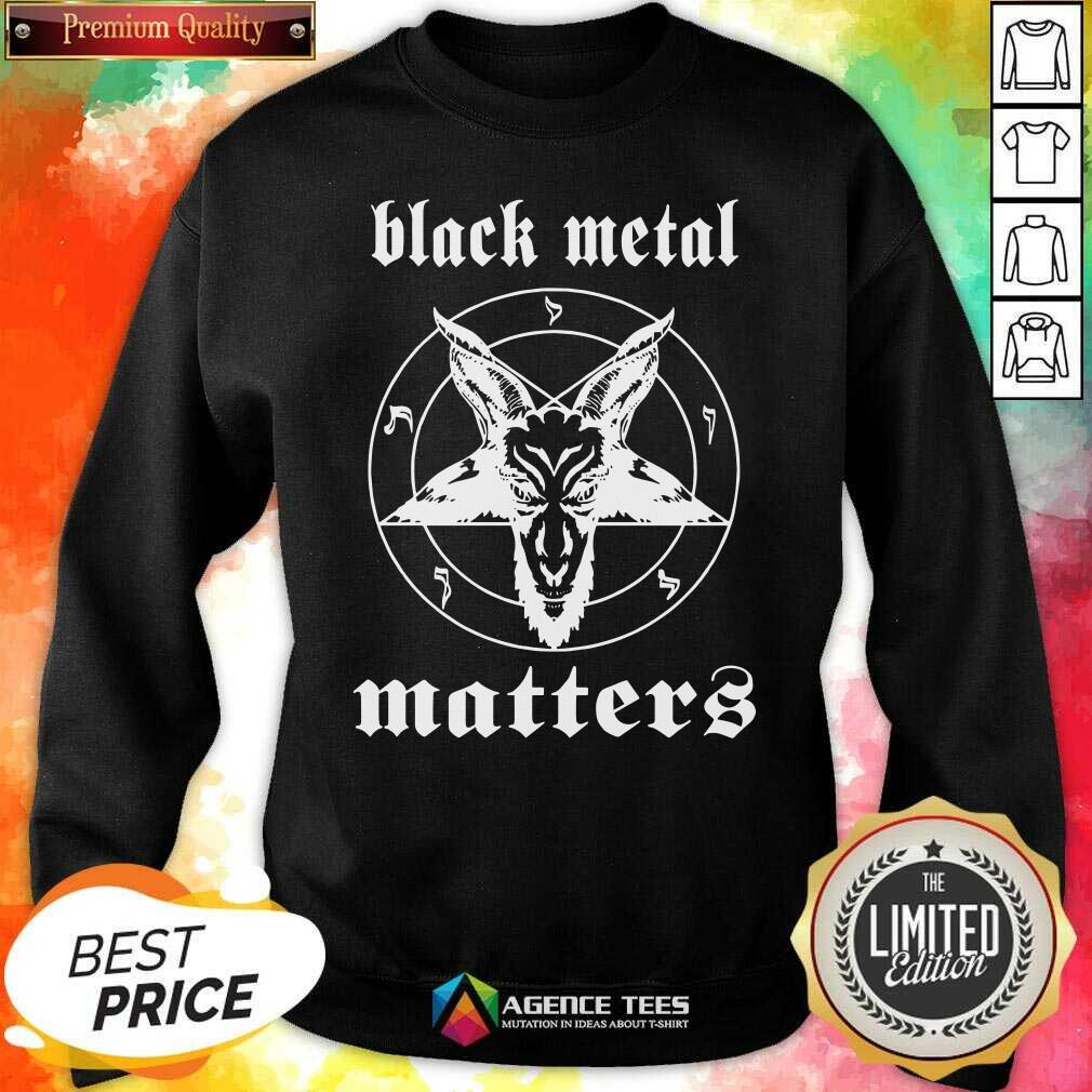 Premium Black Metal Matters Fox Star Shirt