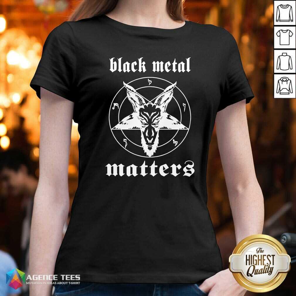 Premium Black Metal Matters Fox Star Shirt
