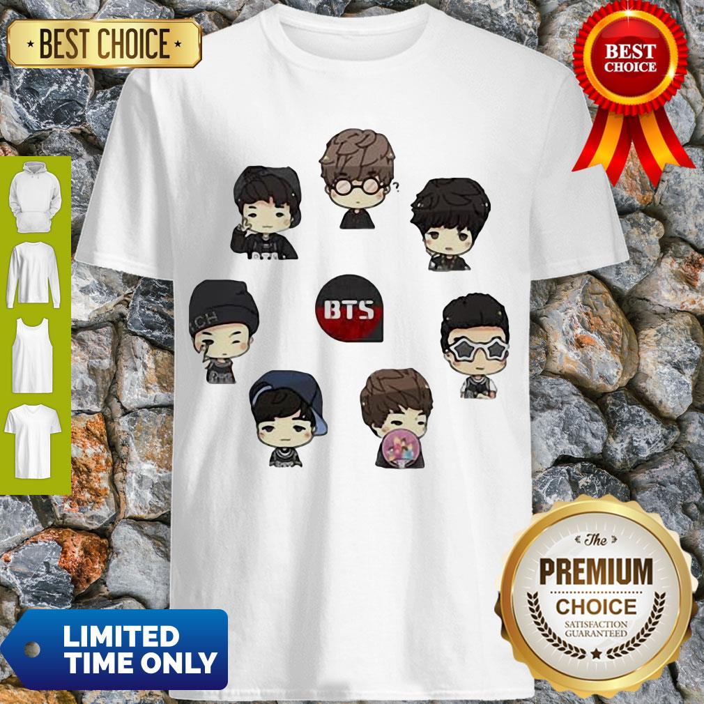 Premium Bts Bangtan Boy Same Cartoon Chibi Shirt
