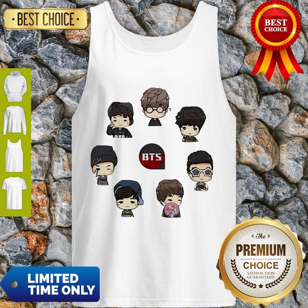 Premium Bts Bangtan Boy Same Cartoon Chibi Shirt