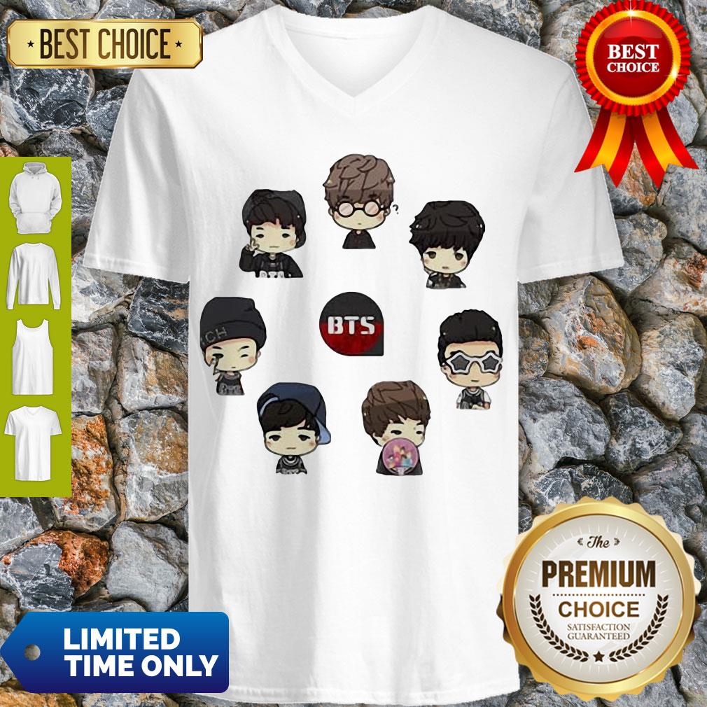Premium Bts Bangtan Boy Same Cartoon Chibi Shirt