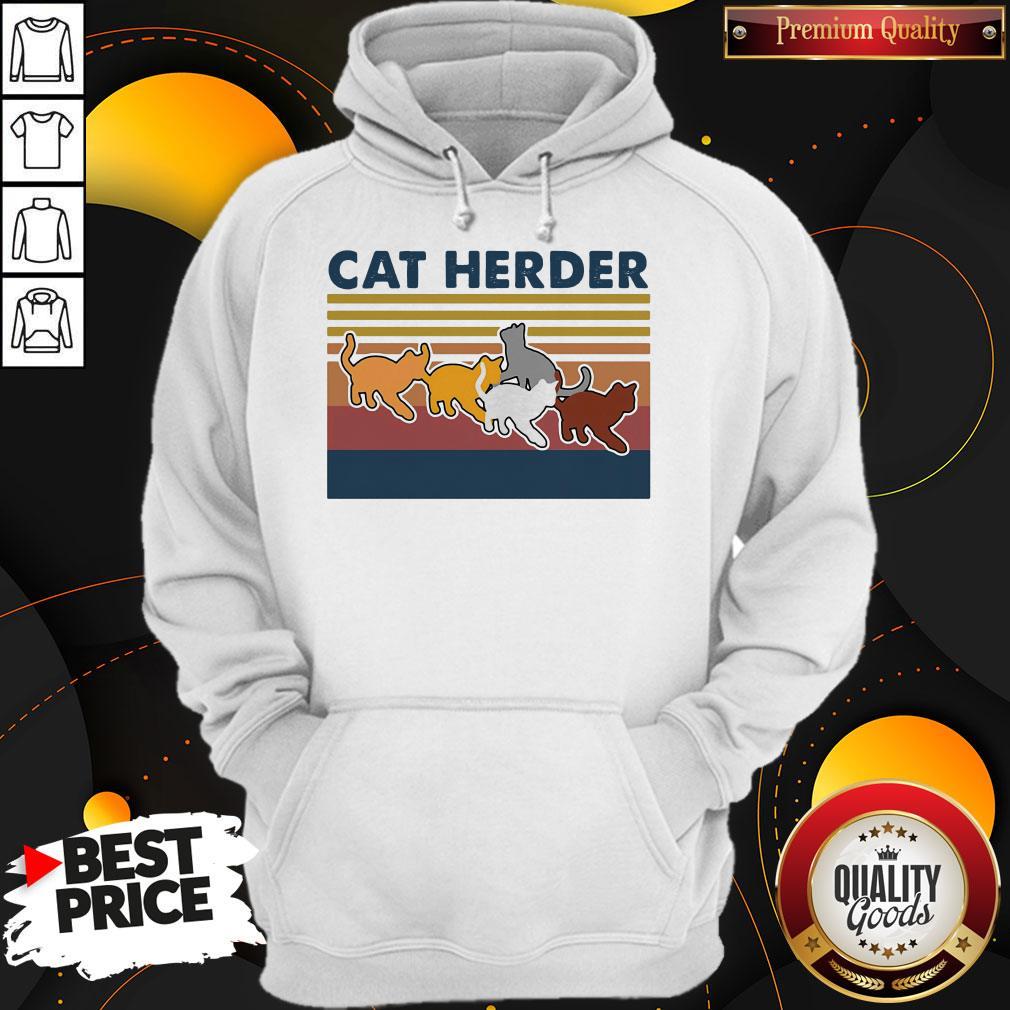Premium Cat Herder Vintage Retro Shirt