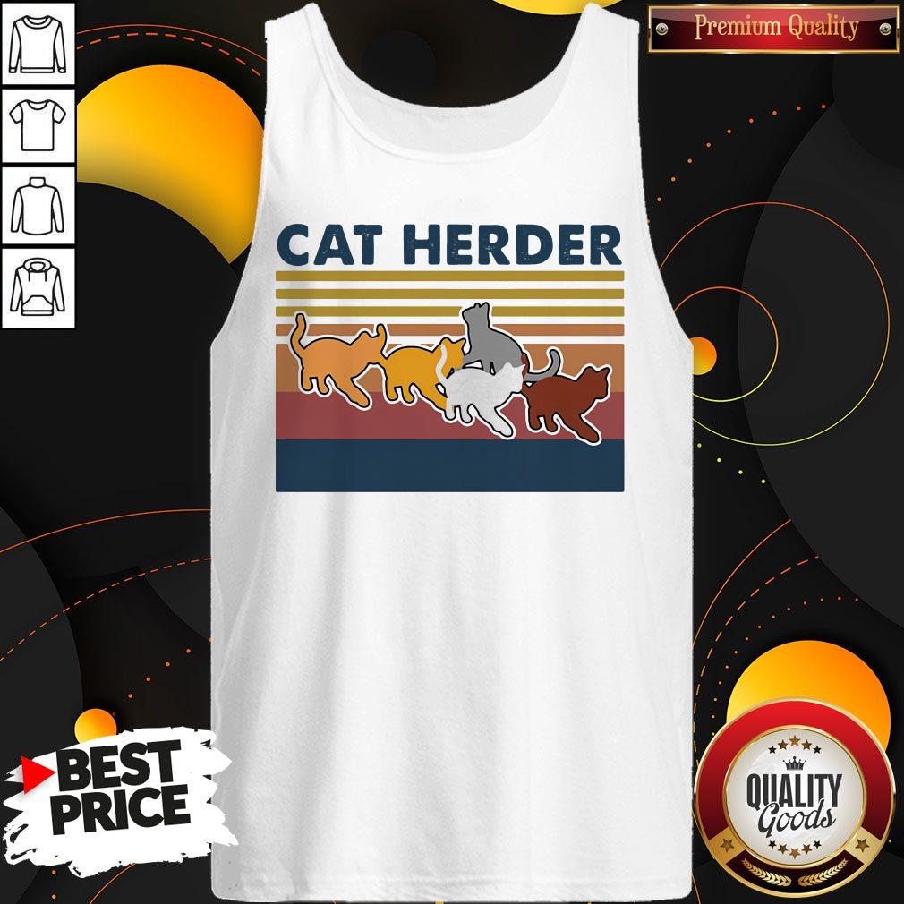 Premium Cat Herder Vintage Retro Shirt
